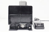 Vintage 1952 Singer Featherweight 221K Portable Sewing Machine with Original Case, Food Pedal and 8 Accessories