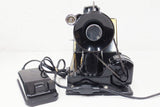 Vintage 1952 Singer Featherweight 221K Portable Sewing Machine with Original Case, Food Pedal and 8 Accessories