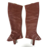 2 Vintage Pairs of Leather Spats Gaiters Leggings, Buckle & Zipper, Horse Riding