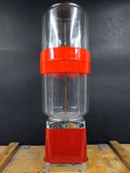 Vintage Red Beaver Candy Machine Double Size 25" Tall Dispenser, with Key WORKS