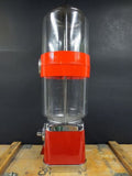 Vintage Red Beaver Candy Machine Double Size 25" Tall Dispenser, with Key WORKS