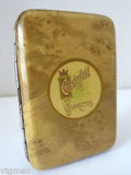 Rare Vintage Chesterfield Cigarette Case Holder, Marbled Metal Case, Mid Century