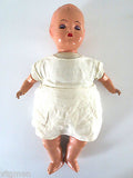 Vintage Composition Doll 20" Tall, Reliable Canada Doll, Eyelids, Sound, Mohair