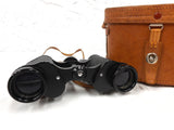 Vintage Binoculars 6X30" by Apollo with Leather Case and Straps Field 7.5