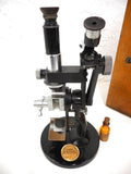 Vintage Antique Carl Zeiss Jena Refractometer Microscope No 54244 Germany with BOX AND TAG