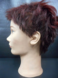 Vtg Pivot Point Eva Mannequin Head 11" Short Red Hair Shaved Cut, Store Display