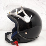 Black Urban Motorcycle Helmet ECER 22-05, Size Large 59-60 cm, 7 3/8 – 7 1/2 in Hat Size