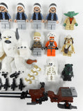Lego Lot of 22 Star Wars Minifigures and 19 Accessories, Hot Wampa 8089 Monster, Yoda, Luke, Zev