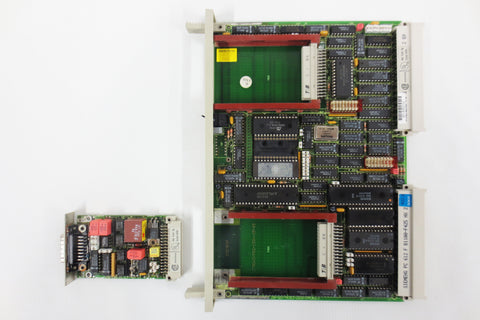 Siemens Simatic 6ES5524-3UA13 IM Com Processor w/ 6ES5752-0AA42 Card, Lot #2