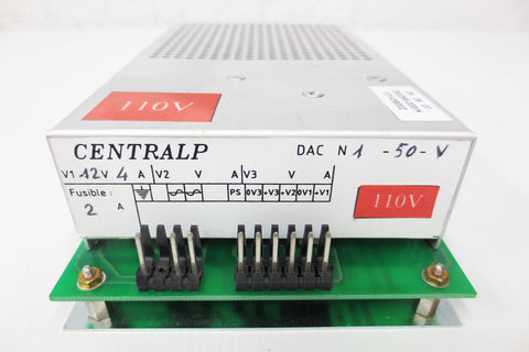 New Centralp 110V Power Supply Model 260266-000/H, Aluminum Base & Cover