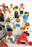 Lot 20 Lego Minifigures Avengers, Adidas Soccer Team, Joker, 4.5" Shark 62605