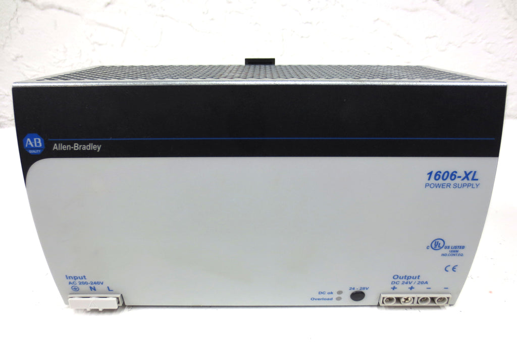 Allen Bradley AC/DC Power Supply 1606-XL480E Series A, 24-28 VDC, 480W