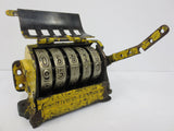 Antique 1897 American Counting Machine, Lever, Belmont Park Montreal