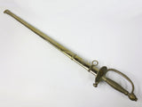 Antique French Grenadier Officer Sword, Double Fuller Saber, 38"