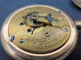 Antique 1902 Waltham Bartlett Railroad Pocket Watch 17 Jewels Model 1883