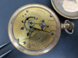 Antique 1902 Waltham Bartlett Railroad Pocket Watch 17 Jewels Model 1883