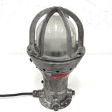 Vintage Crouse Hinds Explosion Proof Emergency Light 13.5", Industrial Loft Lamp