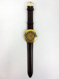 Vintage Bulova Watch 17 Jewels N3 with Date, Gold Tone, Gradient Dial