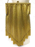 1920's Art Deco Gold Mesh Evening Purse by Whiting and Davis