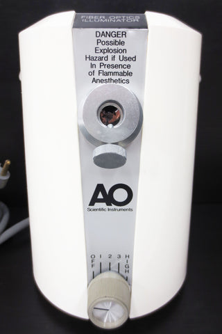 Fiber Optics Illuminator by AO Scientific Instruments, Model 1180, 120V 1.5 AMPS