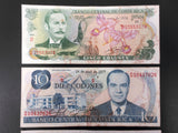 4 Costa Rica Banknotes from 1977 and 1978, 5-10-20 and 50 Colones, VF