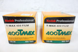 Lot of 2 New Unopened Kodak T-MAX 400 TMY 135-36 Negative Films 35mm Black & White