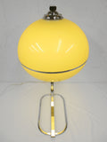 Vintage Mid Century Atomic Mushroom Table Lamp, Space Age Guzzini Desk Lamp