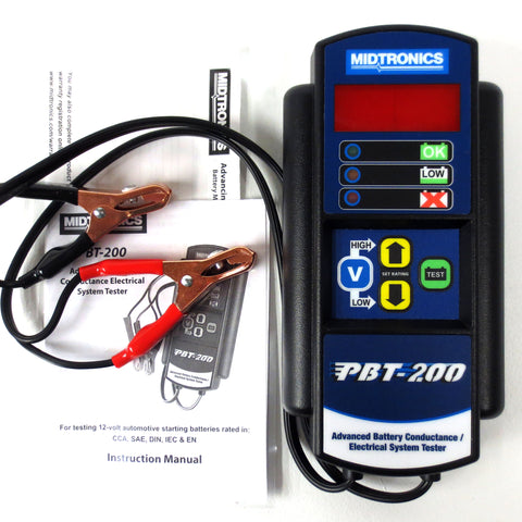 New Midtronics PBT-200 Auto Battery / Starter / Charging Diagnostic Testing Tool