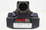 Moog Flow Control Servo Valve 760 Series, 3000 psi, 275°F, 4-Way, 2-Stage Motor