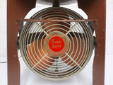 Vintage 1950s Floor Fan Hassock Stool, Rare Superior Electric, Vornado Style