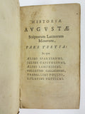Antique 1631 Book on Roman Emperors in Latin, Historia Augusta by Claudio Salmas