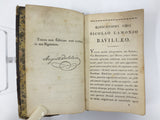 Antique 1817 Book by Jacobi Vanierii, Latin & French, College Sainte Barbe Paris