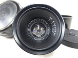 Vintage Jupiter-12 35mm f2.8 Lens for M39 Camera with Case & Caps, Russia USSR