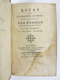 Antique 1772 Book on Women's Mores by M. Thomas in Paris, Maps, Louis de France