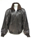 Vintage Pilot Bomber Leather Jacket USAF, USN Navy Pilot Size 46, California