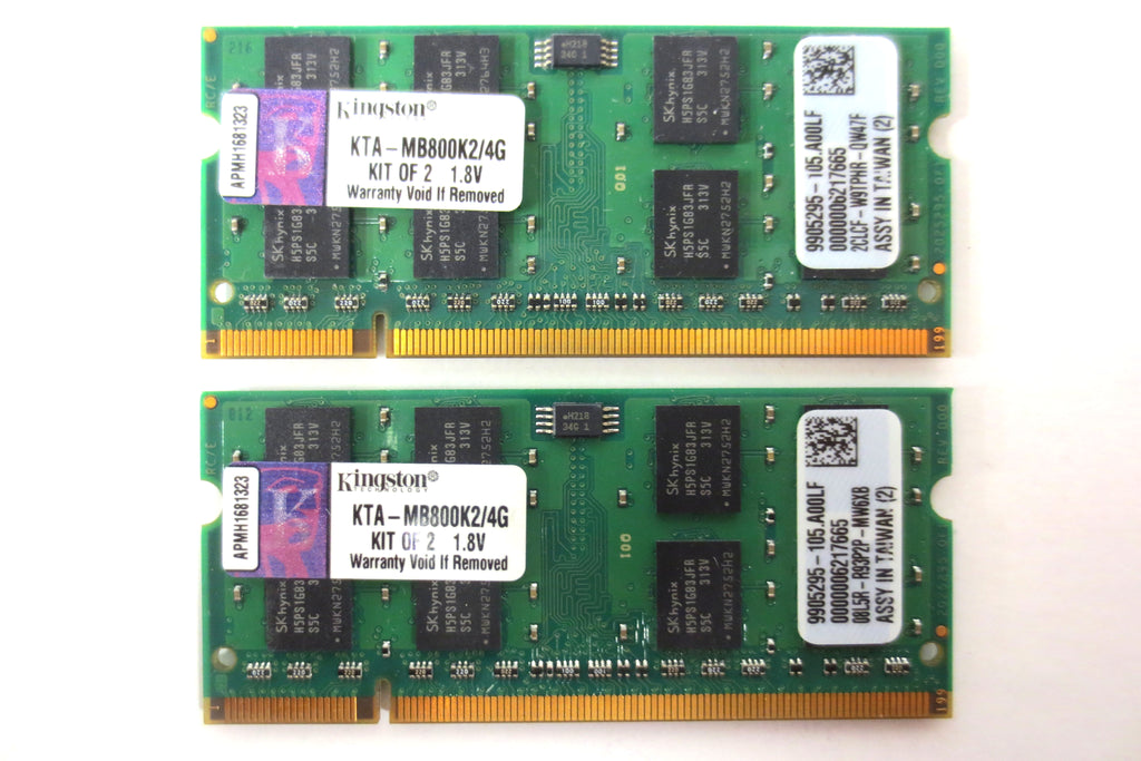 New Kingston 4GB RAM Kit for Apple iMac 2x2GB PC2-6400 DDR2 800MHz KTA-MB800K2