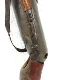 Rare Antique 1900's Prosthetic Leg 35 In, Bending Lock Mechanism, Leather Straps