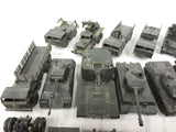 Lot of 29 Vintage Army Tanks and Trucks Toy Models by DBGM ROCO Austria