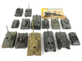 Lot of 14 DBGM ROCO WWII Army Military Mini Tanks and Cannon, Toy Model Austria