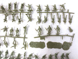Large lot of 160 WWII Army Military Mini Soldiers Troopers, Vintage Toy Models