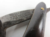Antique Wade and Butcher Sheffield 6/8 Straight Razor for Barbers, Hallmark