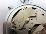 Tag Heuer Stopwatch Swiss Chronometer, 60mm Dia., Black Case, 7 Jewels Model 771