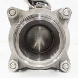2 1/2" Stainless Steel Ball Valve #316, 1000 Psi WOG with 3" Flanges, Industrial