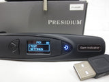 Presidium Gem Indicator 31 Colored Gemstones Tester PGI, Digital LED Screen, Pouch, USB Wire