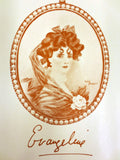 Antique 1905 Novel by Elinor Glyn, Vicissitudes of Evangeline "Red Head", Harper