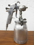 DeVilbiss JGA Professional Paint Spray Gun with 4" Type KR Suction Feed Cup and #30 Nozzle Tip
