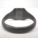 Large Vintage Signet Ring 1 3/8" Diameter, Jewelry Maker Salesman Sample, Embossed JP Initials, Advertising