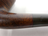 Vintage Estate Perterson's DeLuxe Tobacco Pipe 5 1/4", Curved, Marbled Wood, Made in the Republic of Ireland No 68