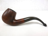 Vintage Estate Perterson's DeLuxe Tobacco Pipe 5 1/4", Curved, Marbled Wood, Made in the Republic of Ireland No 68