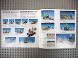 Vintage Original 1980 Lego Manual Booklet, Legoland Space Espace Assortment Playsets Advertising 13 pages, Mint